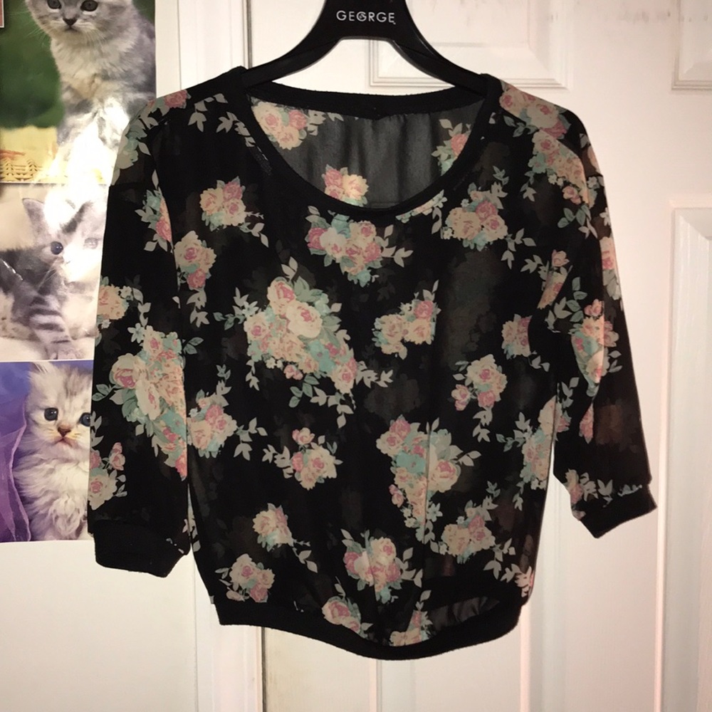 Floral half sleeve